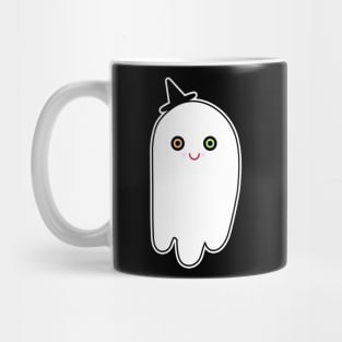 cute Halloween ghost with witch's hat Mug